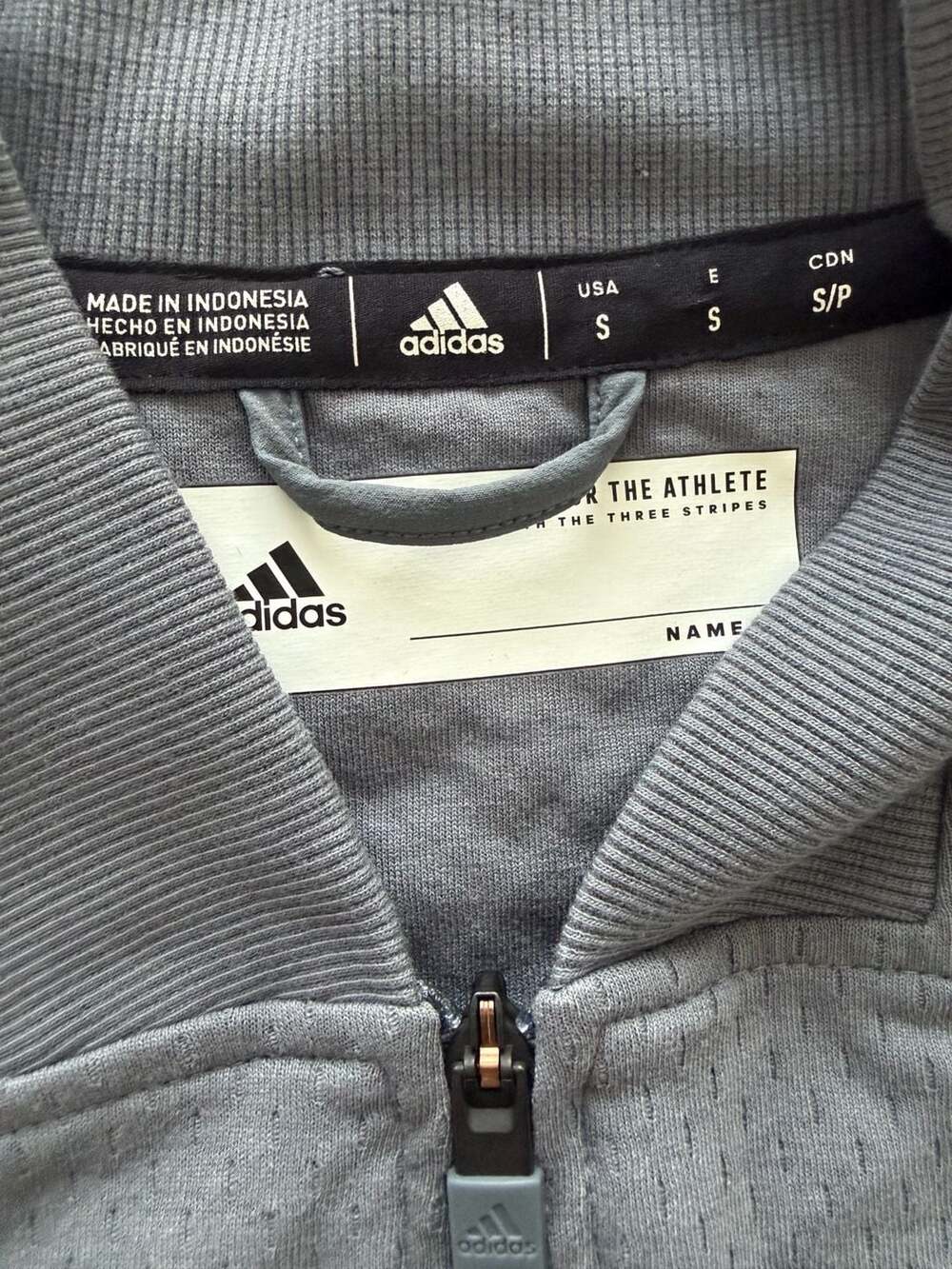 Adidas Squad Bomber Climalite Full Zip Jacket - Picture 2 of 2